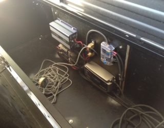 Battery installation in Camper Trailer - Chargeable from Mains Power, Car Battery or Solar...